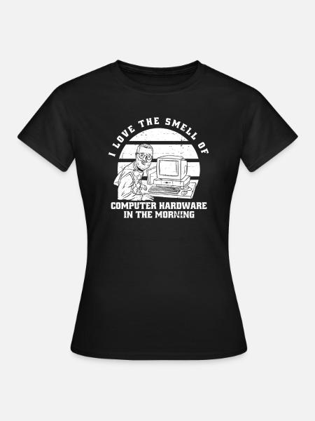 Entwickler Coder Programmierer Computer - Frauen T-Shirt - Schwarz
