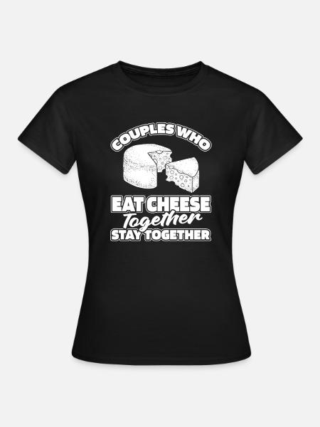 Paire fromage Fromage - T-shirt Femme - noir