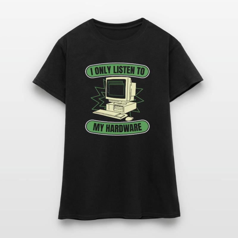 Entwickler Coder Programmierer Hardware Frauen T-Shirt