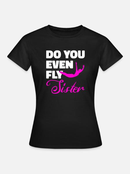 Turmspringen Turmspringer Schwester - Frauen T-Shirt - Schwarz