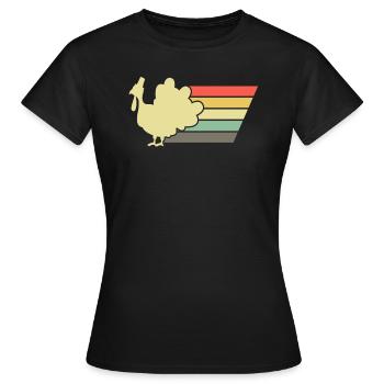 Thanksgiving - Frauen T-Shirt - Schwarz - Vorne - AI Model Female 172 dark (172cm)