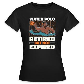 Wasserball Wasserballer Im Ruhestand - Frauen T-Shirt - Schwarz - Vorne - AI Model Female 172 dark (172cm)
