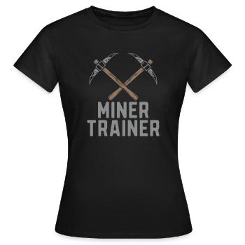 Ingénieur Ingénieur Minier - T-shirt Femme - noir - Devant - AI Model Female 172 dark (172cm)