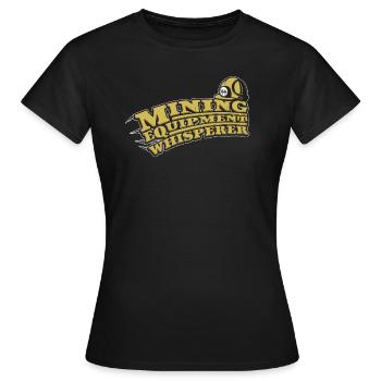 Ingénieur Ingénieur Minier - T-shirt Femme - noir - Devant - AI Model Female 172 dark (172cm)