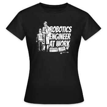 Robotique Ai Robot - T-shirt Femme - noir - Devant - AI Model Female 172 dark (172cm)