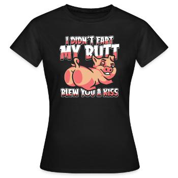 Éleveur de porcs - T-shirt Femme - noir - Devant - AI Model Female 172 dark (172cm)