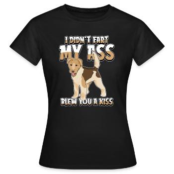 Terrier de blé - T-shirt Femme - noir - Devant - AI Model Female 172 dark (172cm)