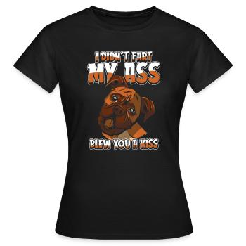 Boxer Hund Deutscher Boxer - Frauen T-Shirt - Schwarz - Vorne - AI Model Female 172 dark (172cm)