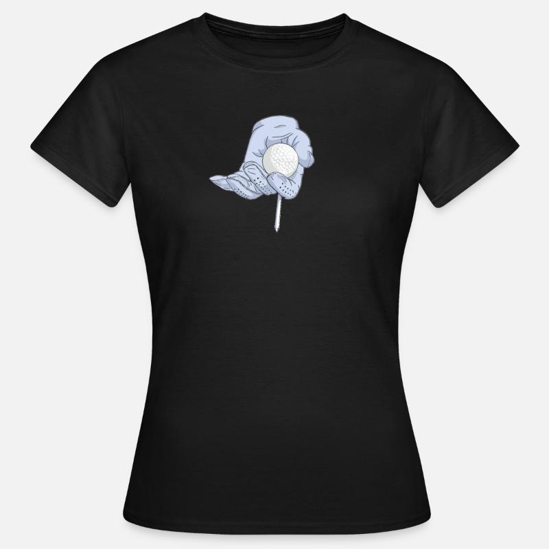Golf Golfer Golfing - Women's T-Shirt - black