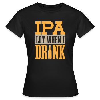 Bière artisanale Bière artisanale Bière drôle - T-shirt Femme - noir - Devant - AI Model Female 172 dark (172cm)