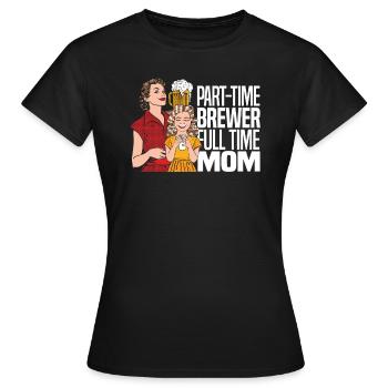 Bière artisanale Bière artisanale Noix de bière - T-shirt Femme - noir - Devant - AI Model Female 172 dark (172cm)