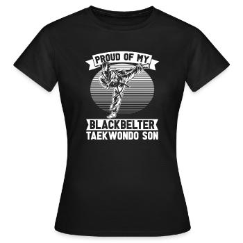 Taekwondo Père Taekwondo - T-shirt Femme - noir - Devant - AI Model Female 172 dark (172cm)