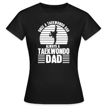 Taekwondo Père Taekwondo - T-shirt Femme - noir - Devant - AI Model Female 172 dark (172cm)