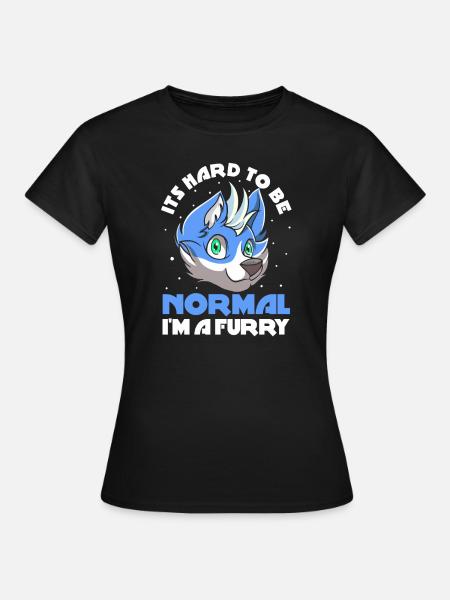 Furry Fandom Fursuits Lustig - Frauen T-Shirt - Schwarz