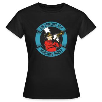 Fanfare trompette - T-shirt Femme - noir - Devant - AI Model Female 172 dark (172cm)