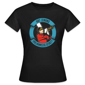 Fanfare trompette - T-shirt Femme - noir - Devant - AI Model Female 172 dark (172cm)