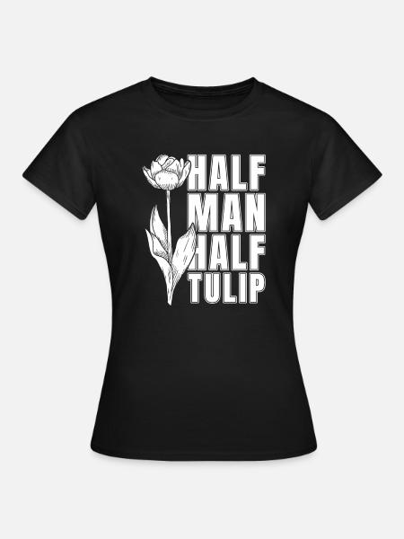 Tulpen Tulpen - Frauen T-Shirt - Schwarz