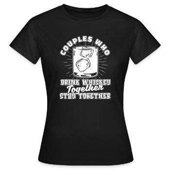 Whisky Whiskey - T-shirt Femme - noir - Devant - AI Model Female 172 dark (172cm)