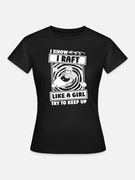 Rafting - Frauen T-Shirt - Schwarz