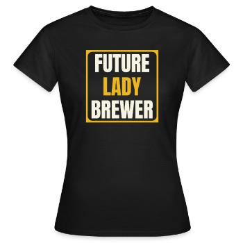 Bière artisanale Bière artisanale Bière drôle - T-shirt Femme - noir - Devant - AI Model Female 172 dark (172cm)