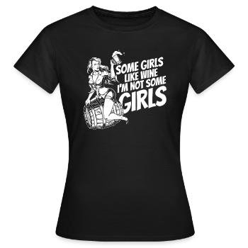 Bière artisanale Bière artisanale Bière fille - T-shirt Femme - noir - Devant - AI Model Female 172 dark (172cm)