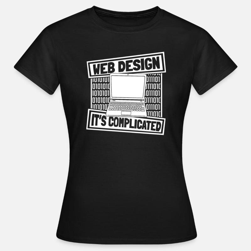 Web Entwickler Webdeveloper - Frauen T-Shirt - Schwarz