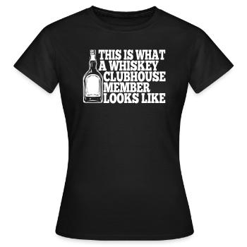 Whisky Whiskey - T-shirt Femme - noir - Devant - AI Model Female 172 dark (172cm)