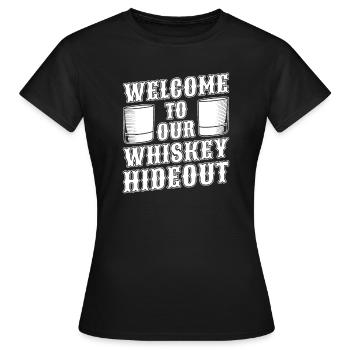 Whisky Whiskey - T-shirt Femme - noir - Devant - AI Model Female 172 dark (172cm)