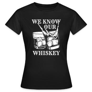 Whisky Whiskey - T-shirt Femme - noir - Devant - AI Model Female 172 dark (172cm)