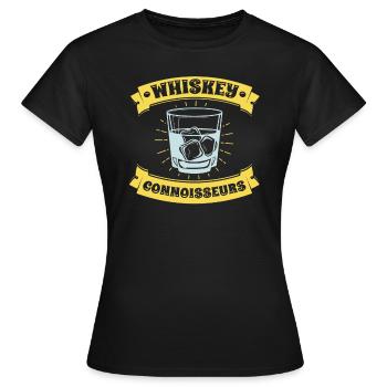 Whisky Whisky Connaisseur - T-shirt Femme - noir - Devant - AI Model Female 172 dark (172cm)