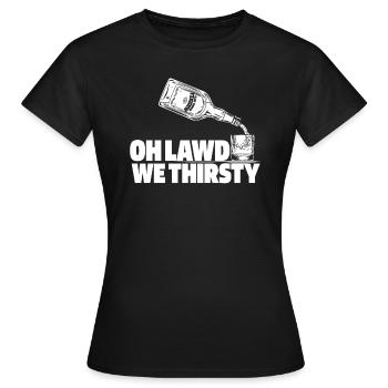 Whisky Whiskey - T-shirt Femme - noir - Devant - AI Model Female 172 dark (172cm)