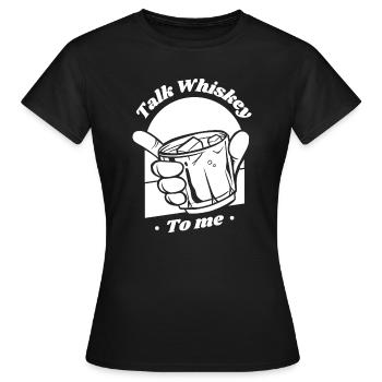 Whisky Whiskey - T-shirt Femme - noir - Devant - AI Model Female 172 dark (172cm)