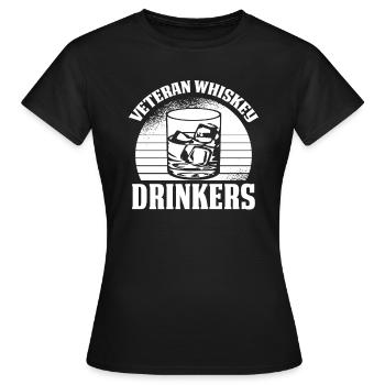 Whisky Whiskey - T-shirt Femme - noir - Devant - AI Model Female 172 dark (172cm)