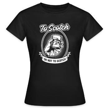 Whisky Whiskey - T-shirt Femme - noir - Devant - AI Model Female 172 dark (172cm)