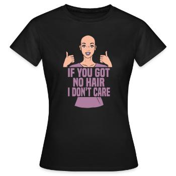 Krankenschwester Haar - Frauen T-Shirt - Schwarz - Vorne - AI Model Female 172 dark (172cm)