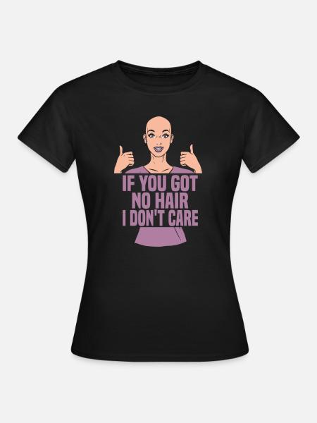 Krankenschwester Haar - Frauen T-Shirt - Schwarz