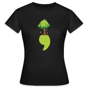 Psychologue Psychologue Mignon - T-shirt Femme - noir - Devant - AI Model Female 172 dark (172cm)