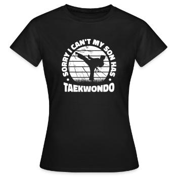 Taekwondo Taekwondo Père - T-shirt Femme - noir - Devant - AI Model Female 172 dark (172cm)