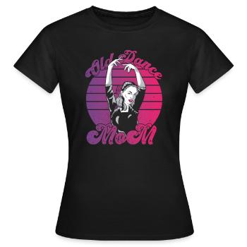 Maman Mère Mère Danse Mère - T-shirt Femme - noir - Devant - AI Model Female 172 dark (172cm)