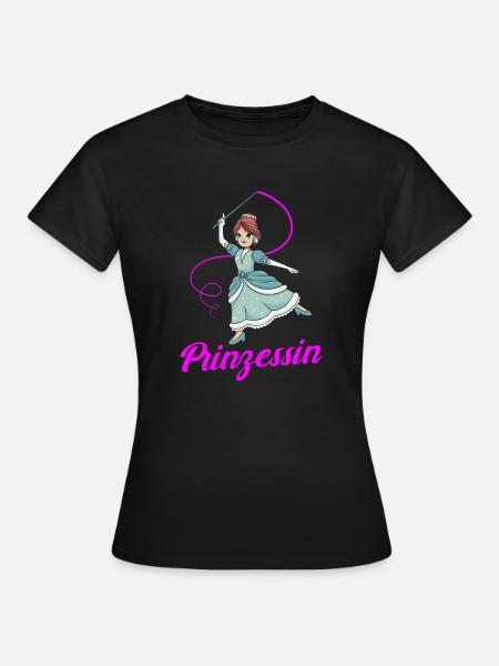 Prinzessin - Frauen T-Shirt - Schwarz