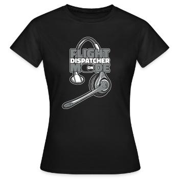 Notruf Leitstelle Einsatzzentrale - Frauen T-Shirt - Schwarz - Vorne - AI Model Female 172 dark (172cm)