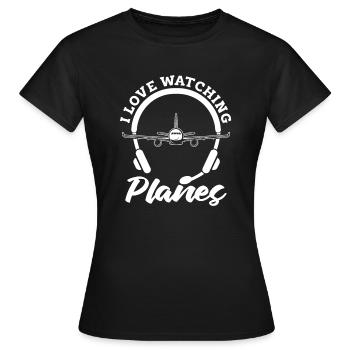 Distributeur de vols du centre de contrôle des appels d’urgence - T-shirt Femme - noir - Devant - AI Model Female 172 dark (172cm)