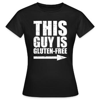 Glutenfrei Kerl - Frauen T-Shirt - Schwarz - Vorne - AI Model Female 172 dark (172cm)