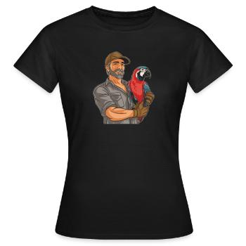 Tierpfleger Zoowärter - Frauen T-Shirt - Schwarz - Vorne - AI Model Female 172 dark (172cm)