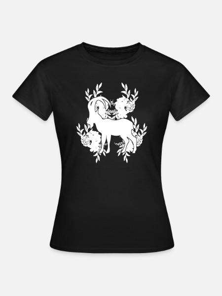 Sternzeichen Steinbock Symbol - Frauen T-Shirt - Schwarz