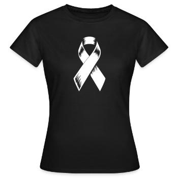 Cancer du sein - T-shirt Femme - noir - Devant - AI Model Female 172 dark (172cm)
