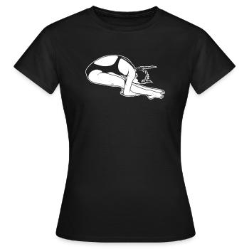 Plongeur Plongeur - T-shirt Femme - noir - Devant - AI Model Female 172 dark (172cm)