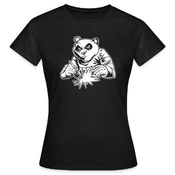 Welder Locksmith Wear - Women's T-Shirt - black - Front - AI Model Female 172 dark (172cm)