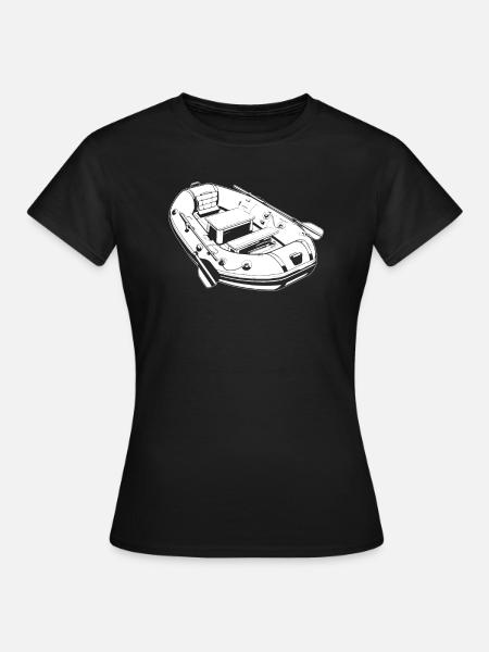 Rafting - Frauen T-Shirt - Schwarz