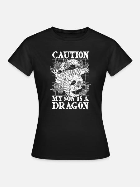 Jahr Des Drachen 2024 - Frauen T-Shirt - Schwarz